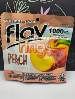 Flav Edibles Peach Rings 1000mg