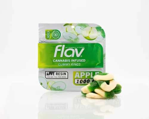 Flav Rings 1000mg Green Apple