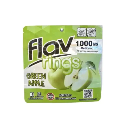 Flav Rings 1000mg Green Apple