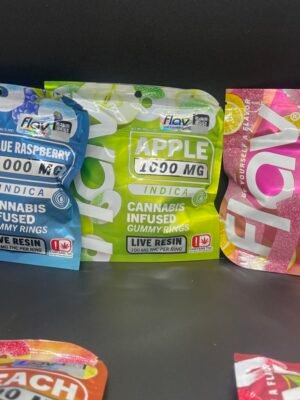 Flav Pink Lemonade Belts (1000mg THC Sour Belts)