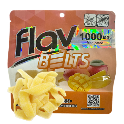 Flav Mango Belts 1000mg THC