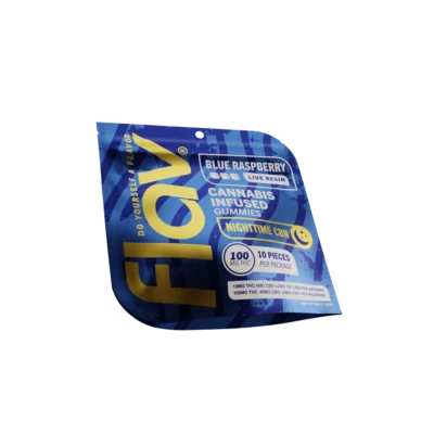 Flav Nighttime Gummies – Blue Raspberry 100mg