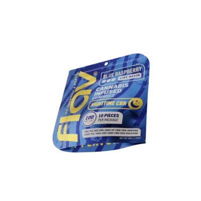 Flav Nighttime Gummies – Blue Raspberry 100mg