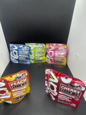 Flav Edibles Cherry Rings 1000mg (THC Gummies)