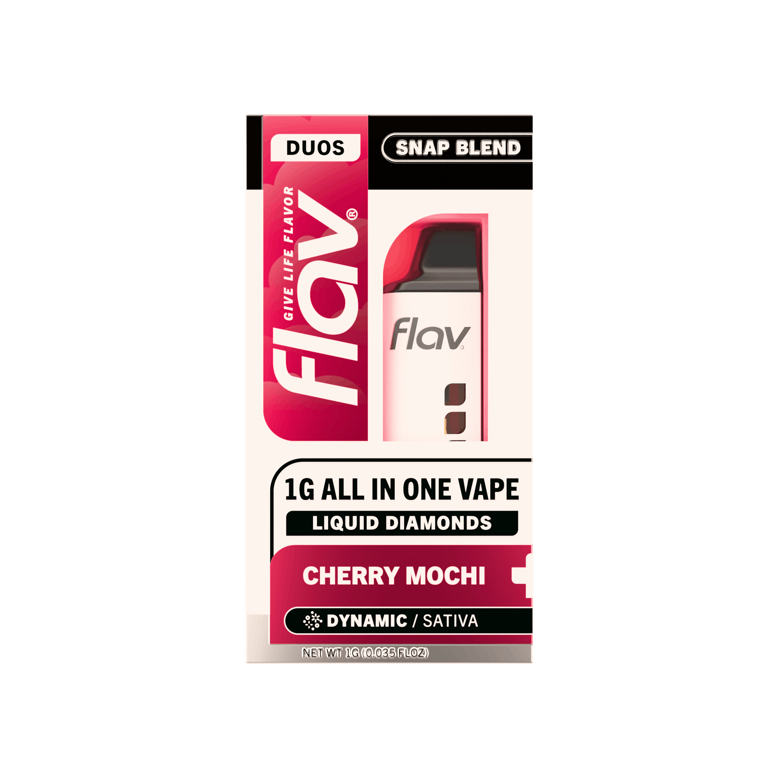 Flav Disposable Cherry Mochi - SNAP Duo Vapes 2g