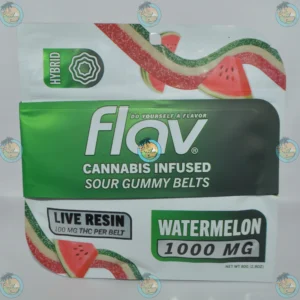 Flav Rings 1000mg Watermelon THC Gummy