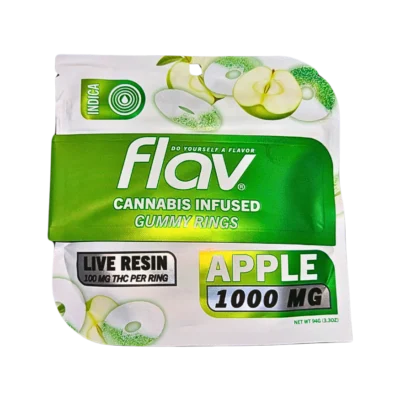 Flav Sour Belt Green Apple Gummy 1000mg