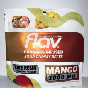 Flav Sour Belt Mango Gummy 1000mg THC